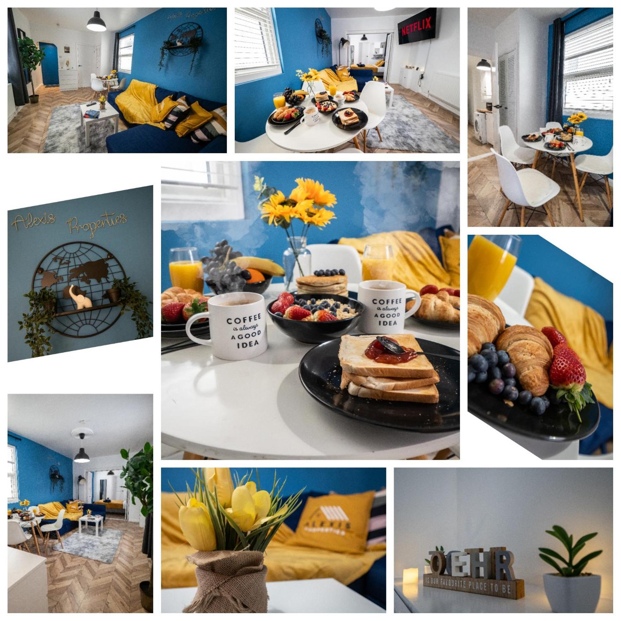 Seaside Retreat: Luxury 1-Bed, Free Parking Appartement Portsmouth Buitenkant foto